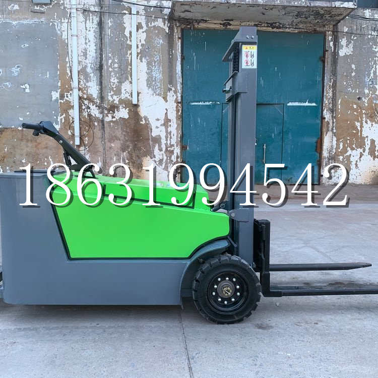 江永县小型电动叉车1吨2吨步行站驾式电瓶堆高充电装卸车液压升降车铲车